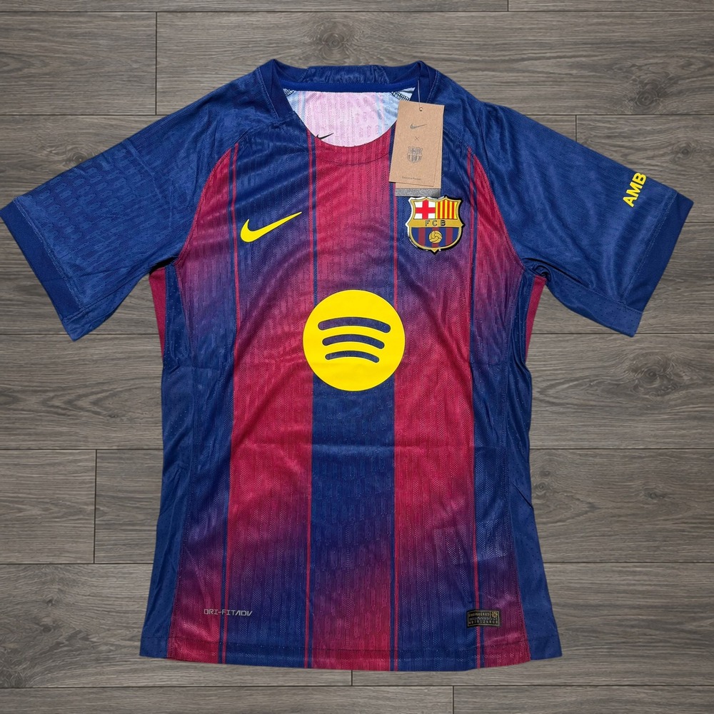 Nike FC Barcelona 25/26 Home Jersey Lewandowski 9 Size Large Blue Red Kit